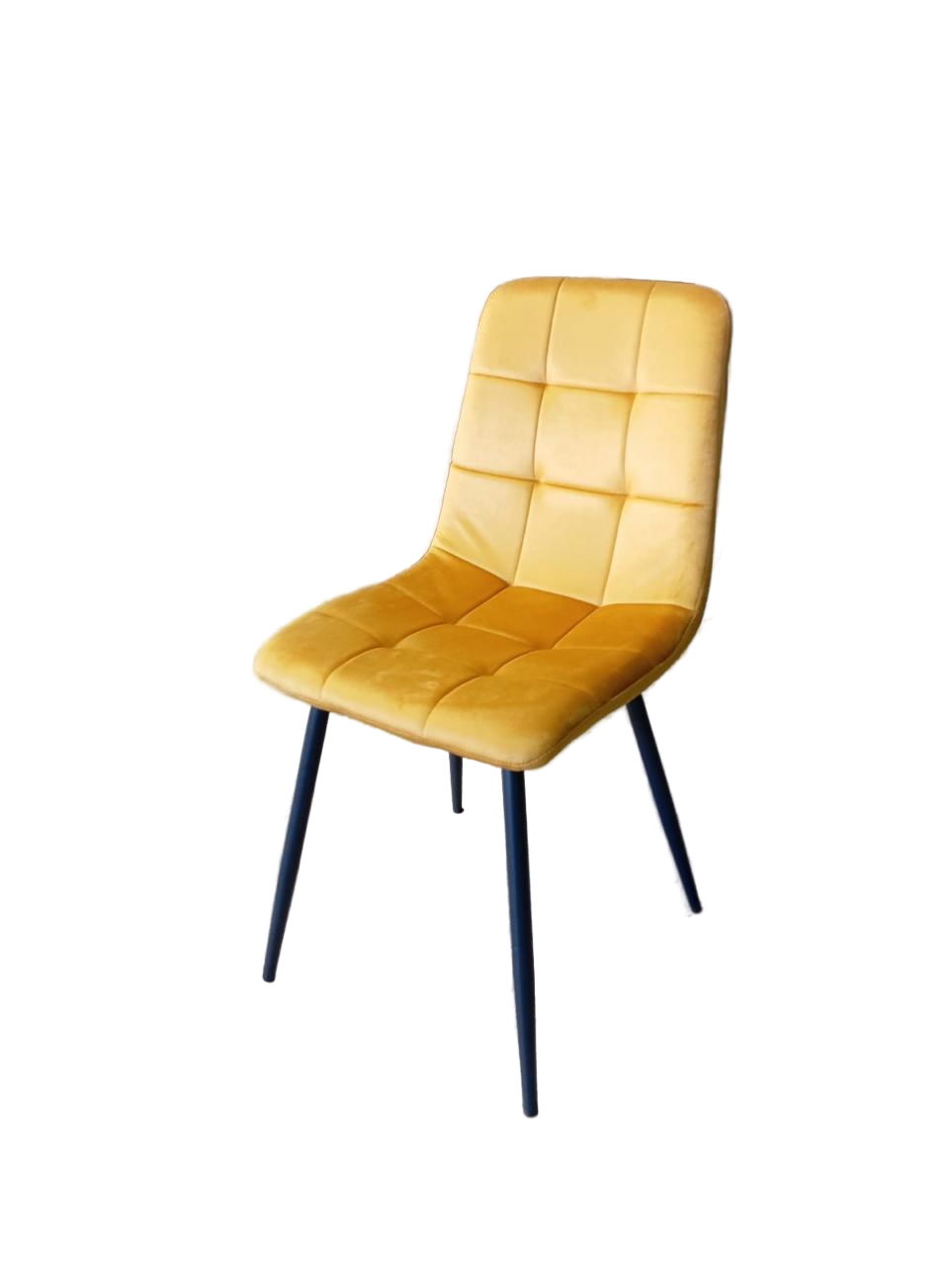 Стул Y2017 (каркас черный тк. коллекции Велюр горчица (AOX))